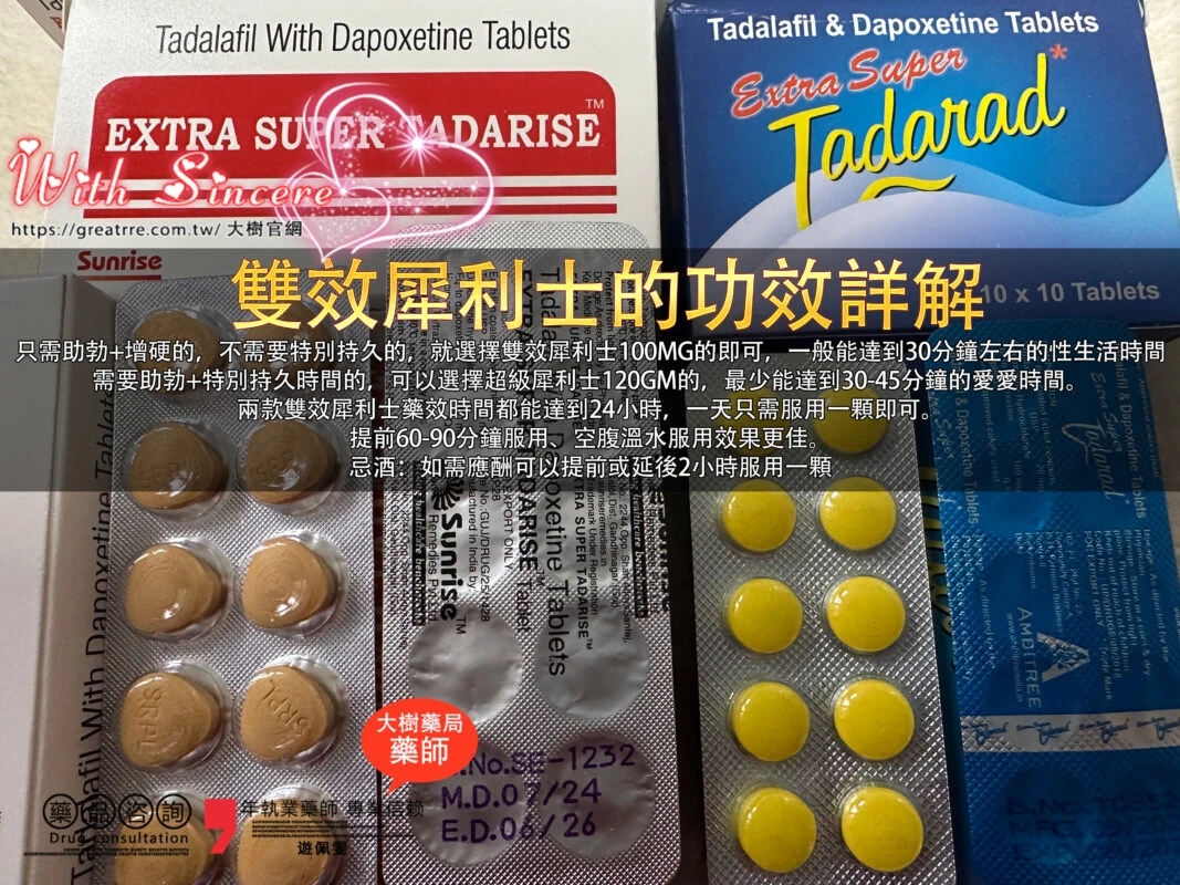 雙效犀利士功效說明